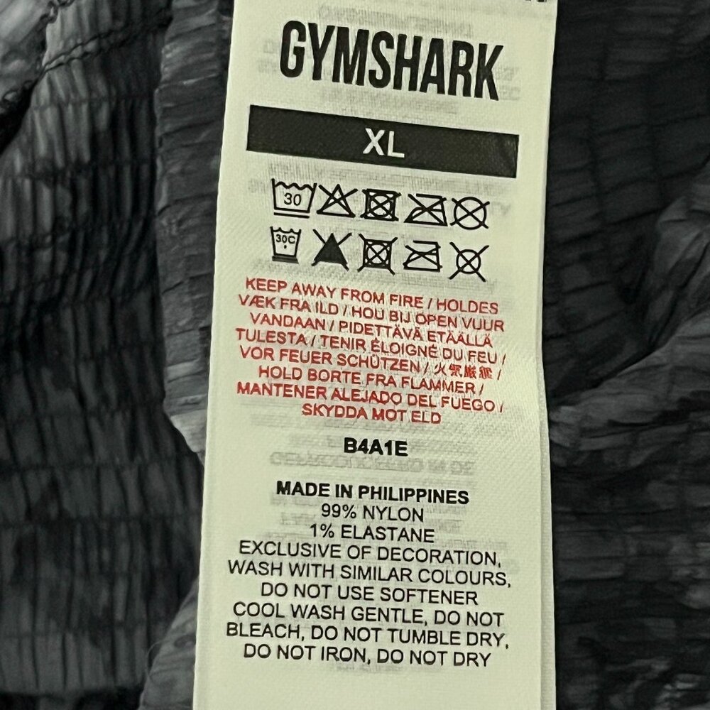 Gymshark Womens Lightweight Elevate Jacket XL Gray Cropped Fitness Gym Training - Picture 7 of 7